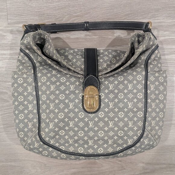 Louis Vuitton Idylle Romance Large Hobo Shoulder Bag Blue Monogram Canvas - Picture 2 of 14